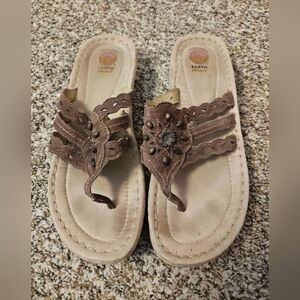 Earth Spirit Women's Beaded Sandals - 11